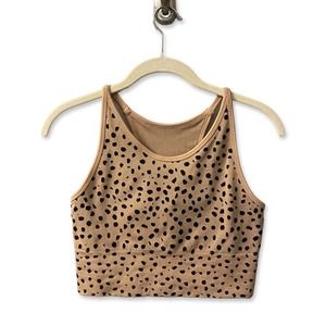 Zella Animal Print Sports Bra - Size M